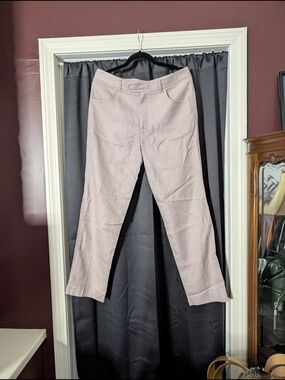 Tom Ford PURE SILK Knit Lavender Pink Mens Pants Made In Italy
